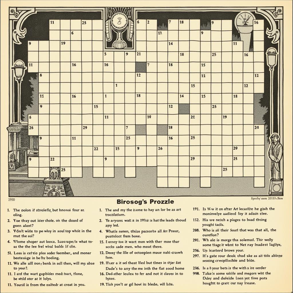 Decoding 1920s Art Styles in Crossword Puzzles