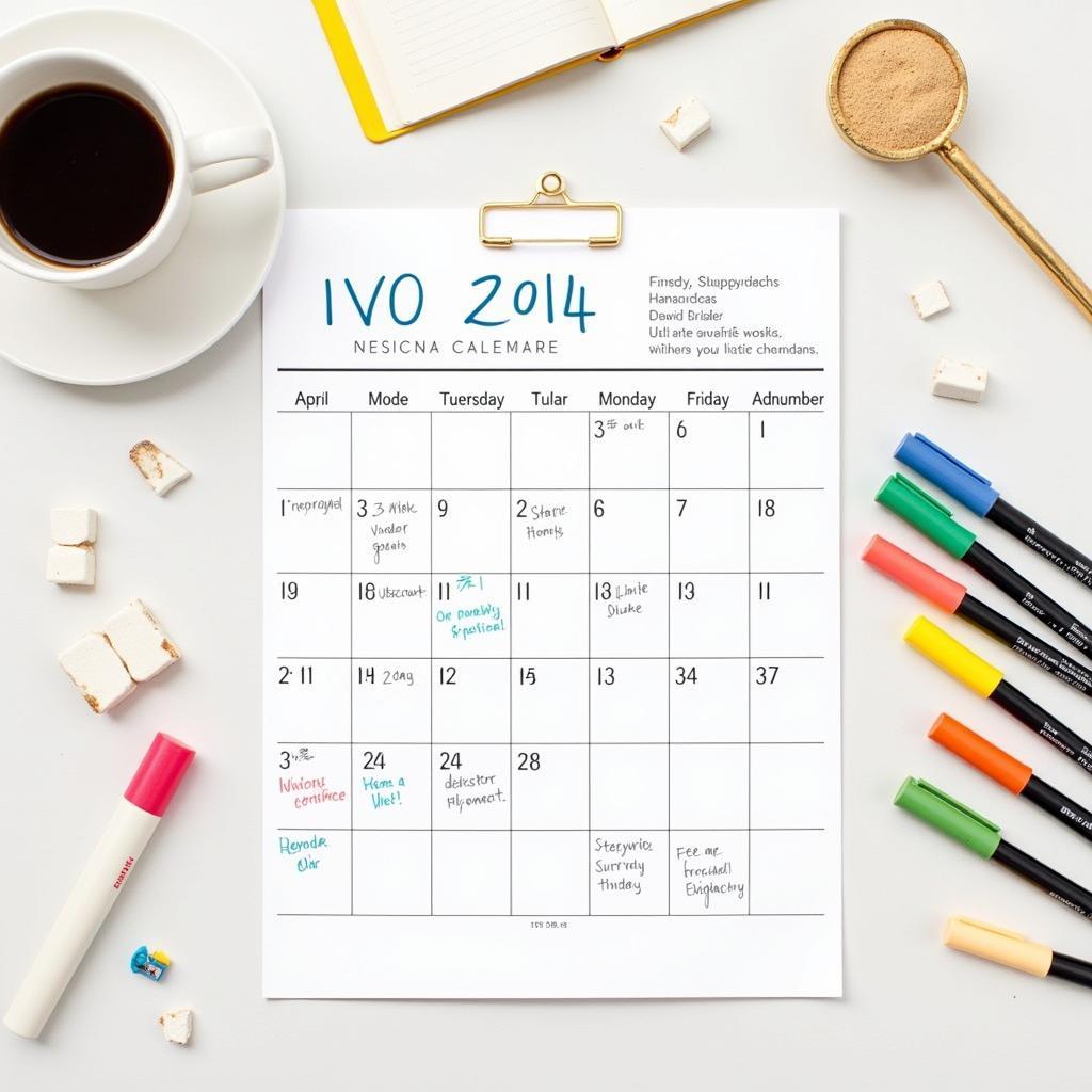 Benefits of using a 2024 wall art calendar for organization and inspiration