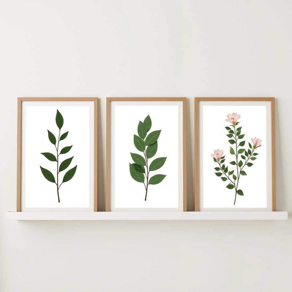 3 Set Framed Art: Nature-Inspired Collection