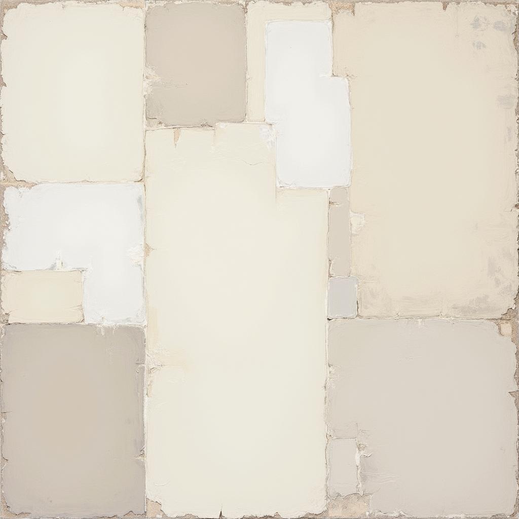 Abstract Painting with Neutral Colors and Texture