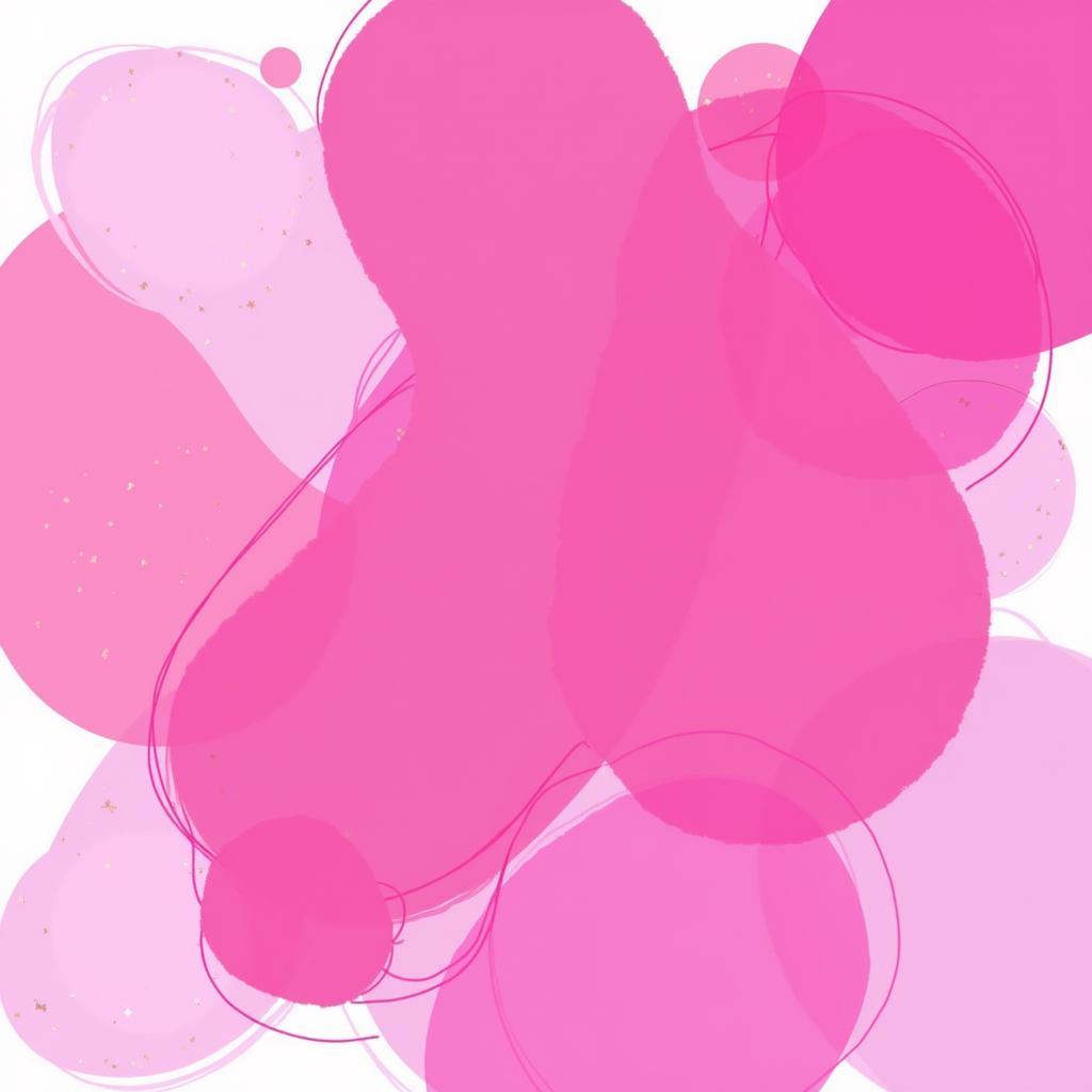 Abstract Pink Art Created Digitally