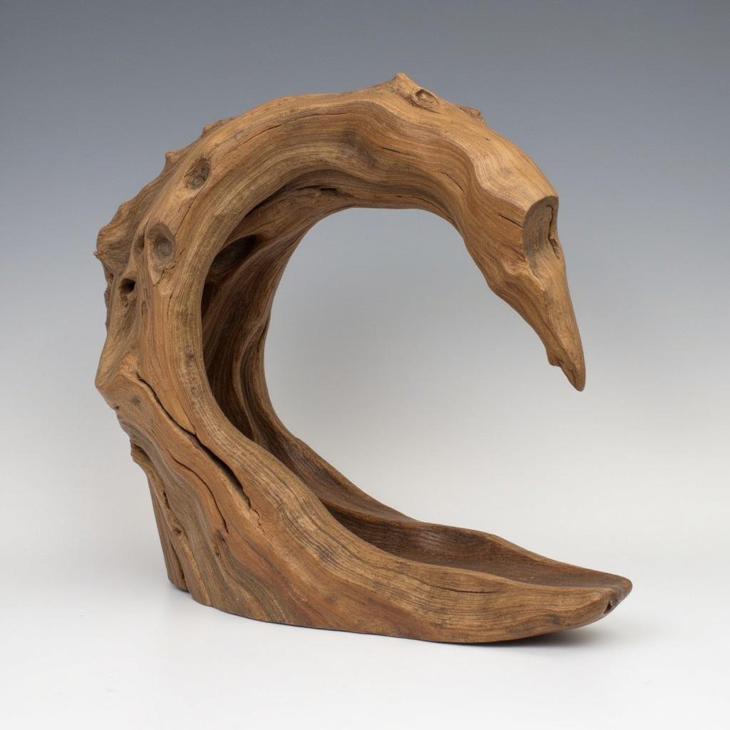 Abstract Wave Sculpture