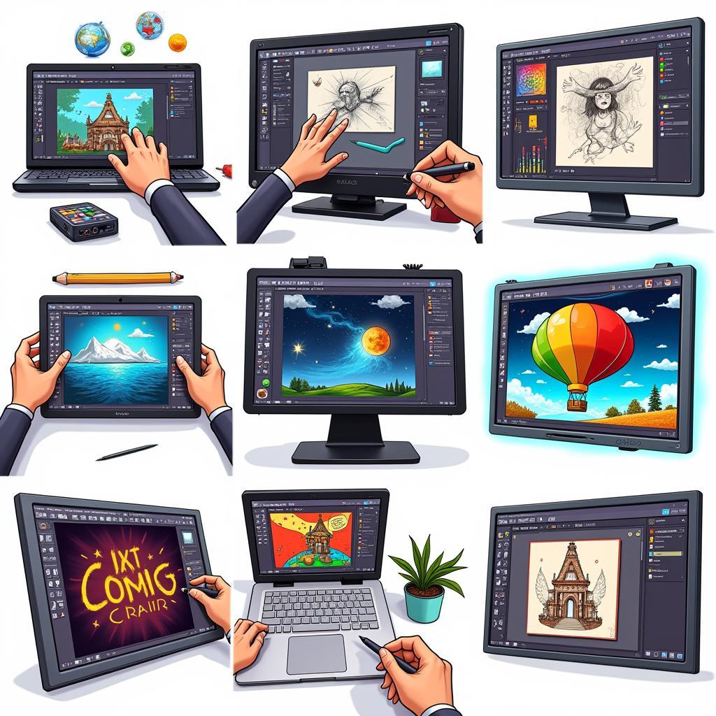 Digital Art Software for Comic Creation