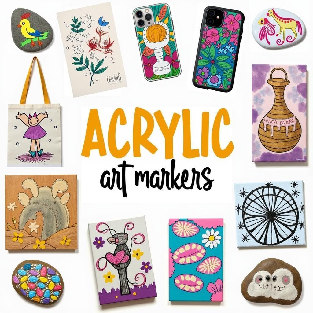 Acrylic Art Markers for Various Art Projects