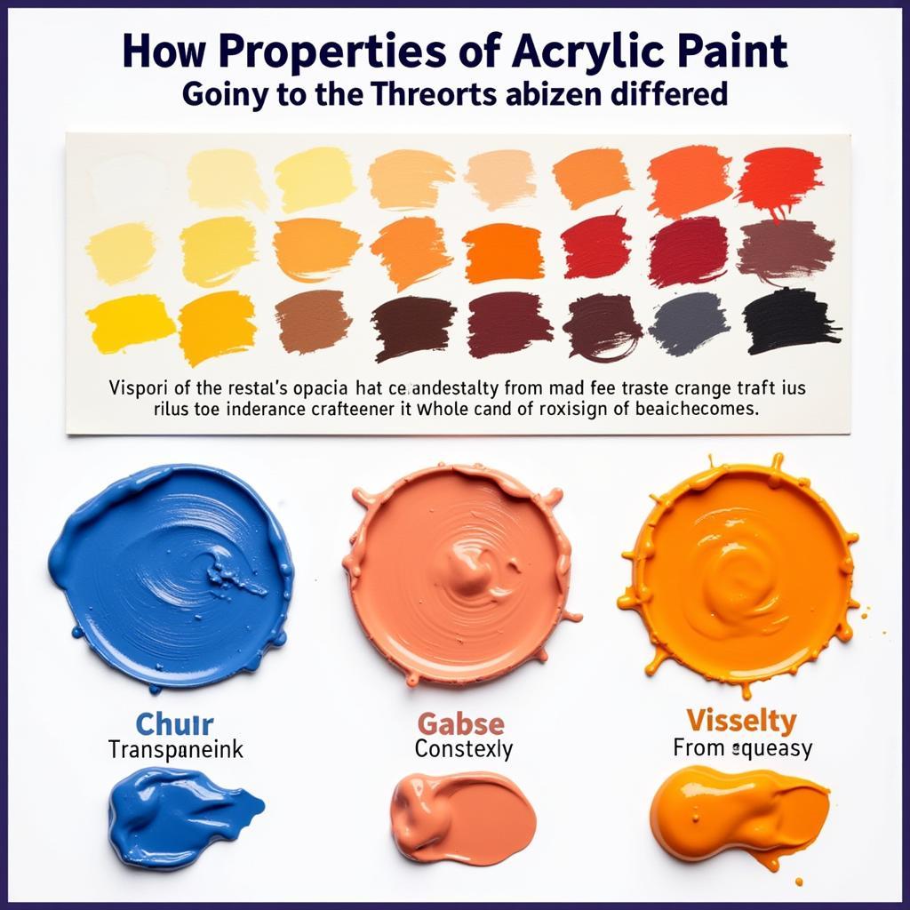 Understanding Acrylic Paint Properties and Characteristics