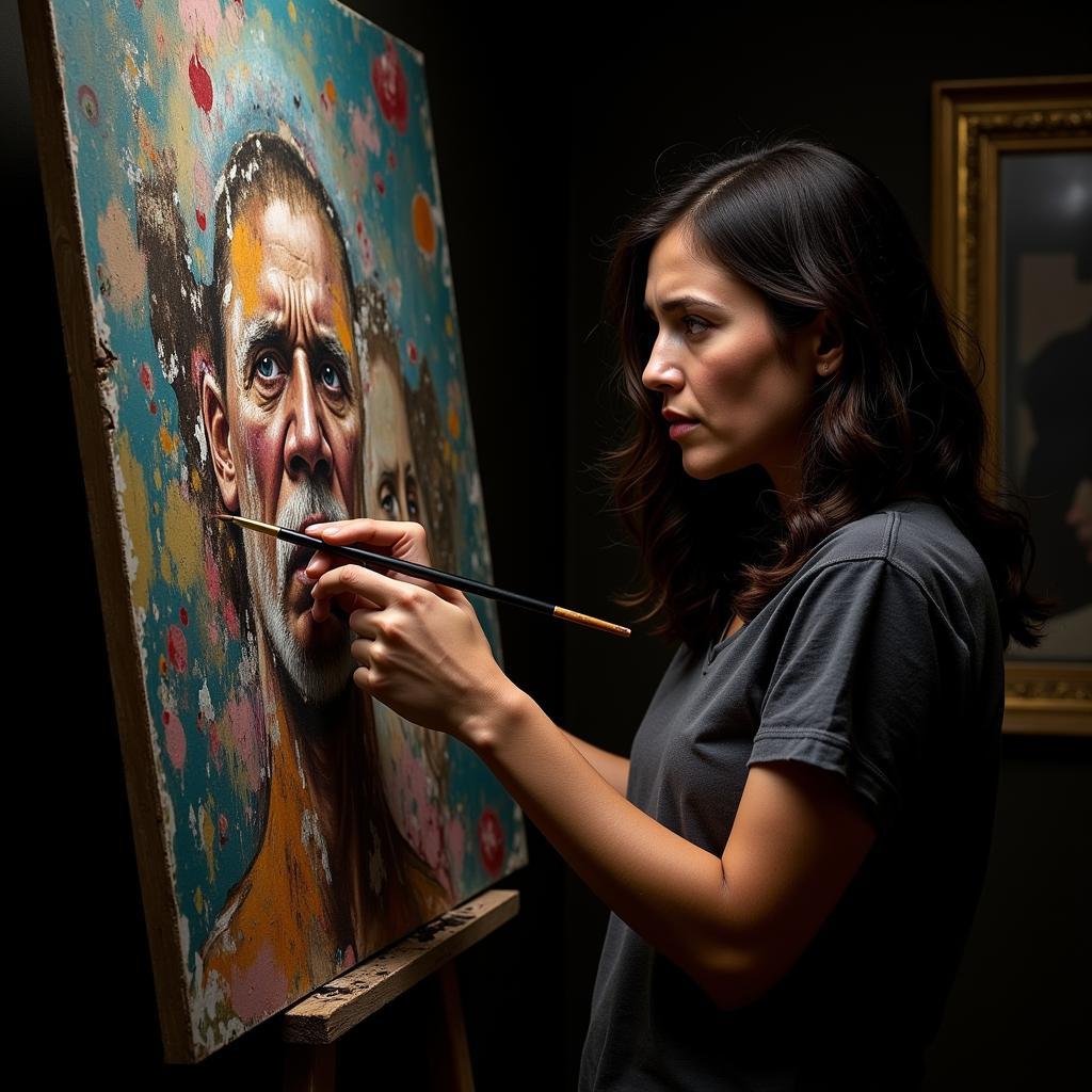 Addiction Reflected in Art: A Portrait of Struggle