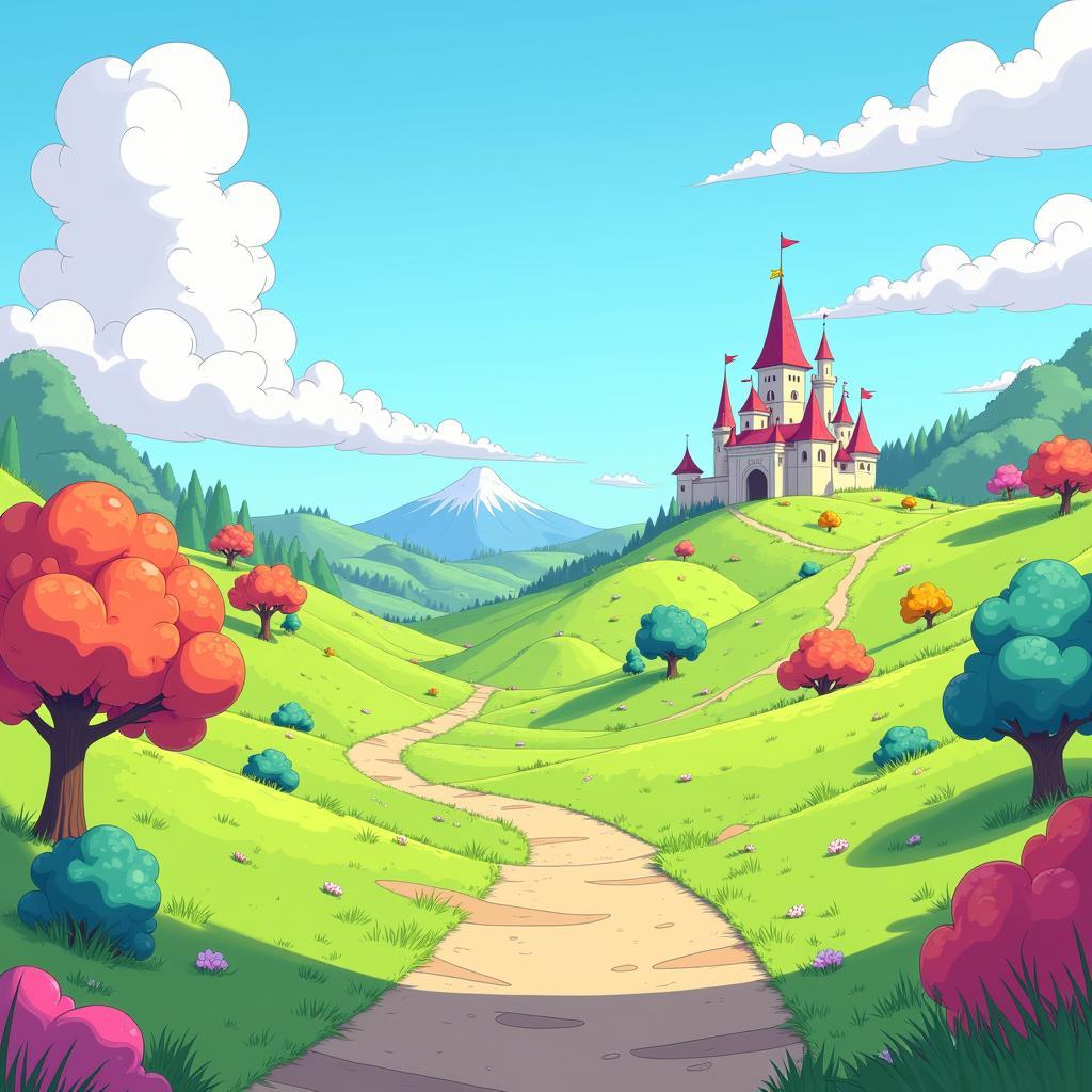 AI-Generated Adventure Time Landscape