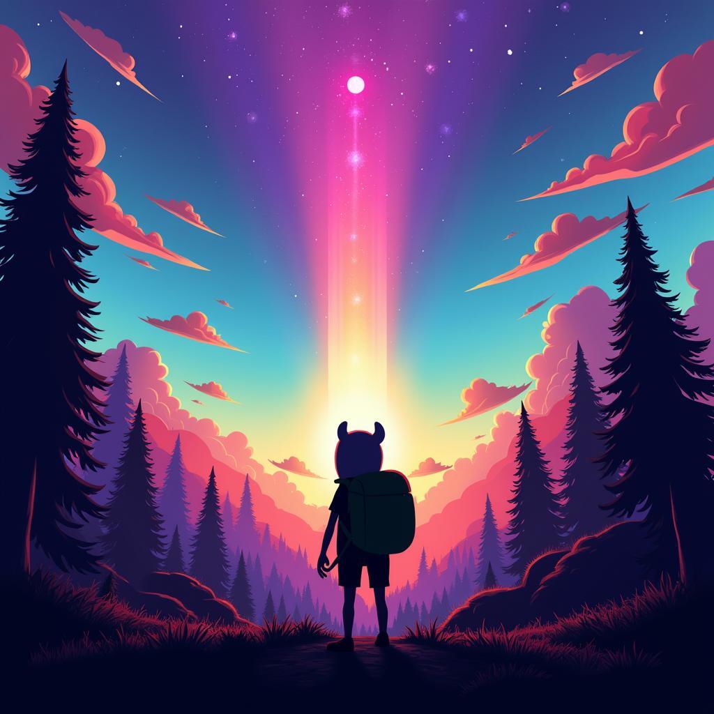 Fan Art Inspired by AI-Generated Adventure Time Image