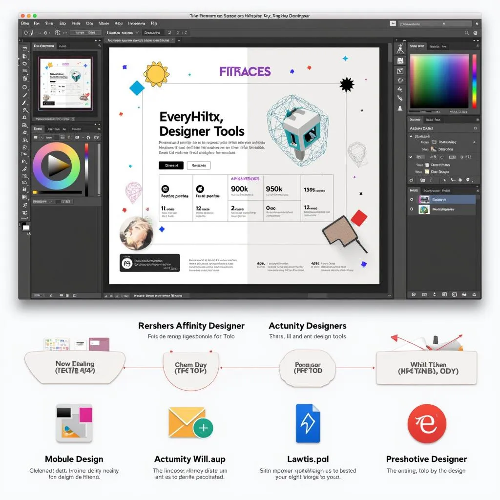 Giao diện Affinity Designer