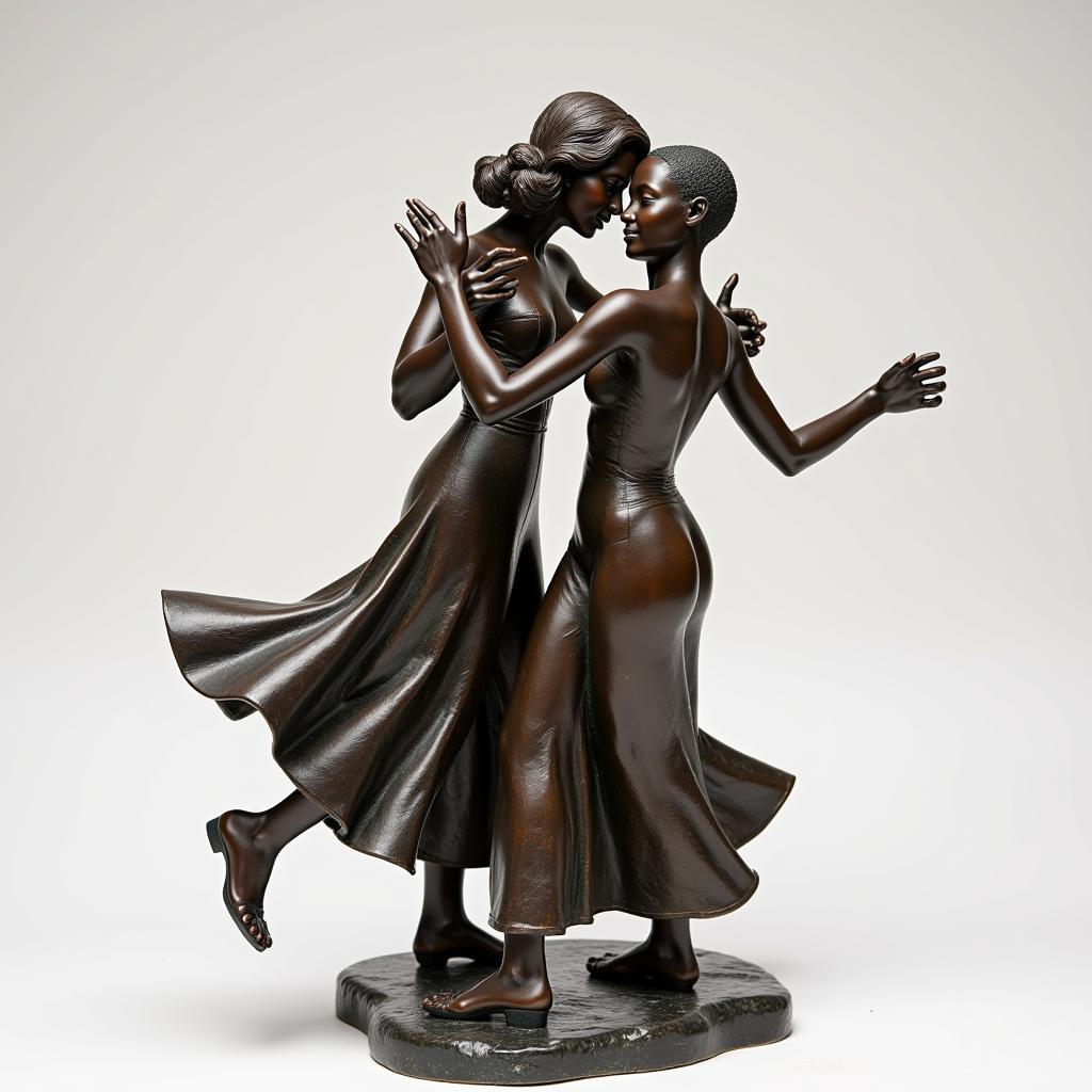 Couple Dancing Sculpture