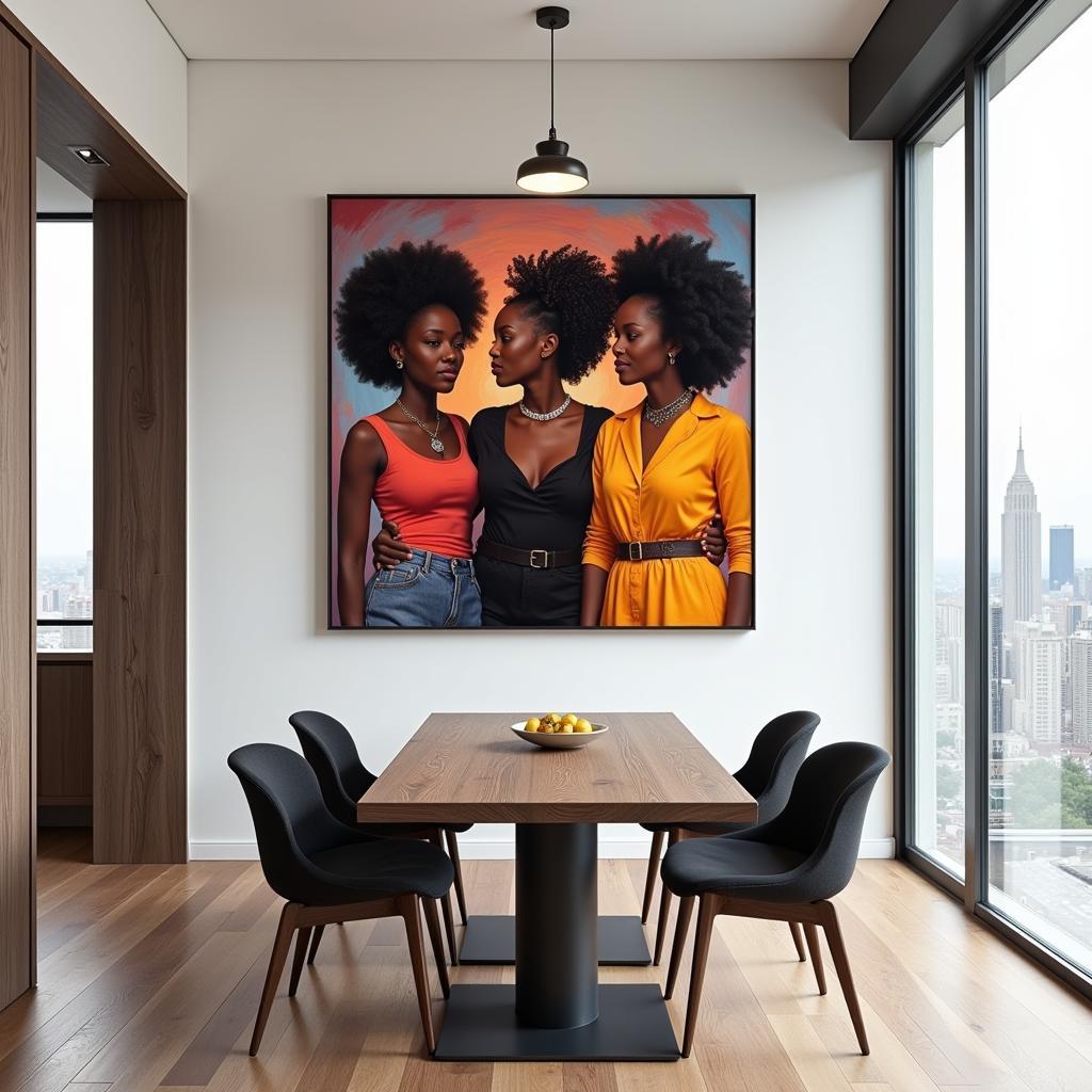 African American Women Unity Contemporary Art