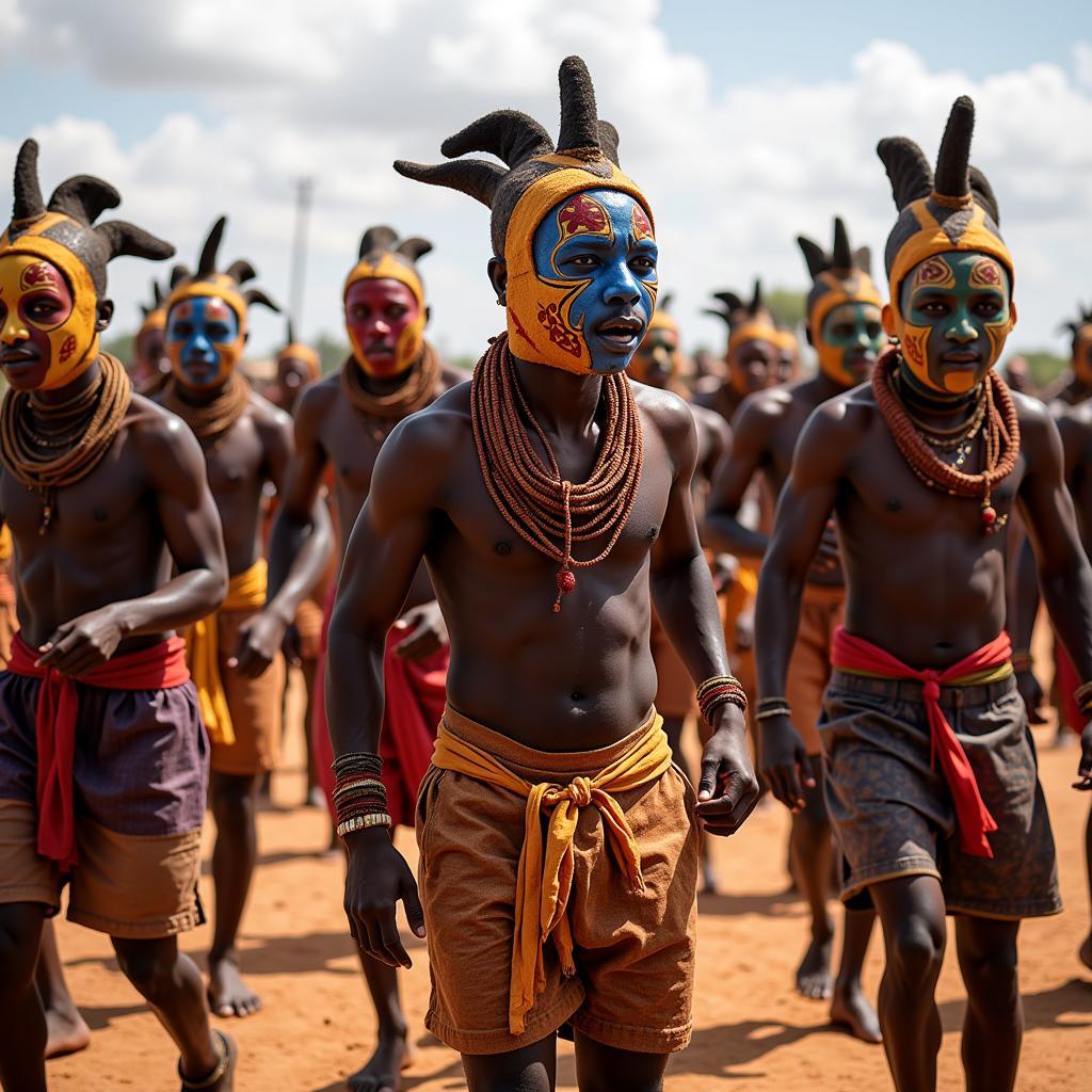 African Mask Ceremony