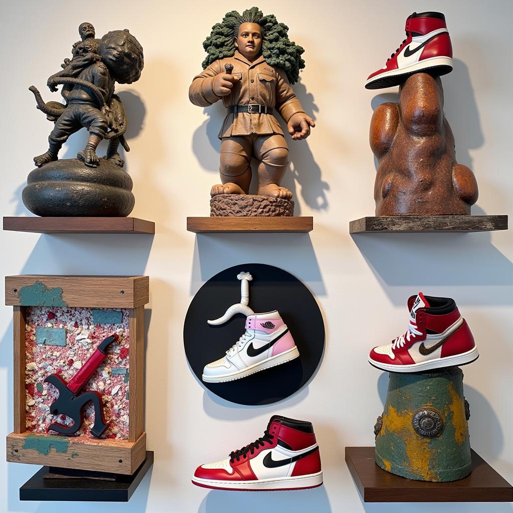 Air Jordan 1 Sculptures and Mixed Media Art