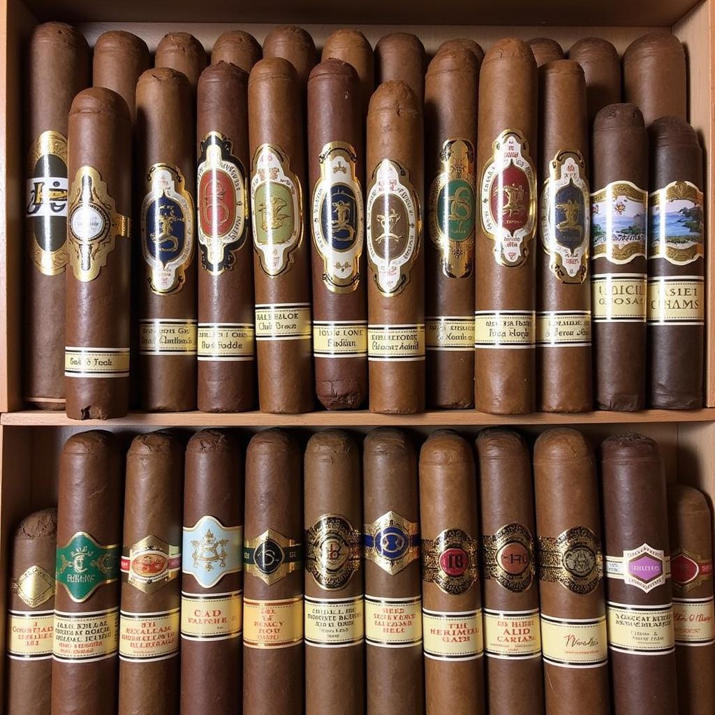 Display of Alec Bradley Lost Art Cigars