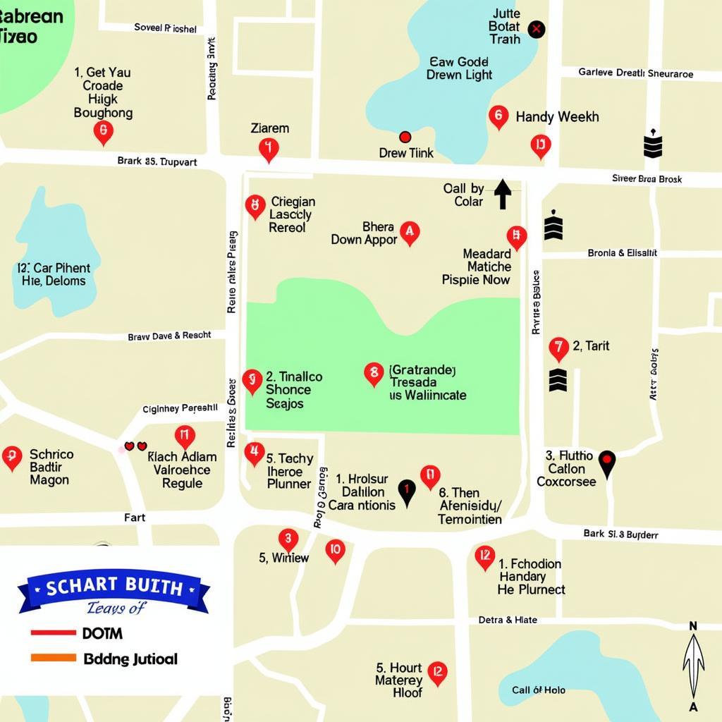 Alexander Art Trail Map