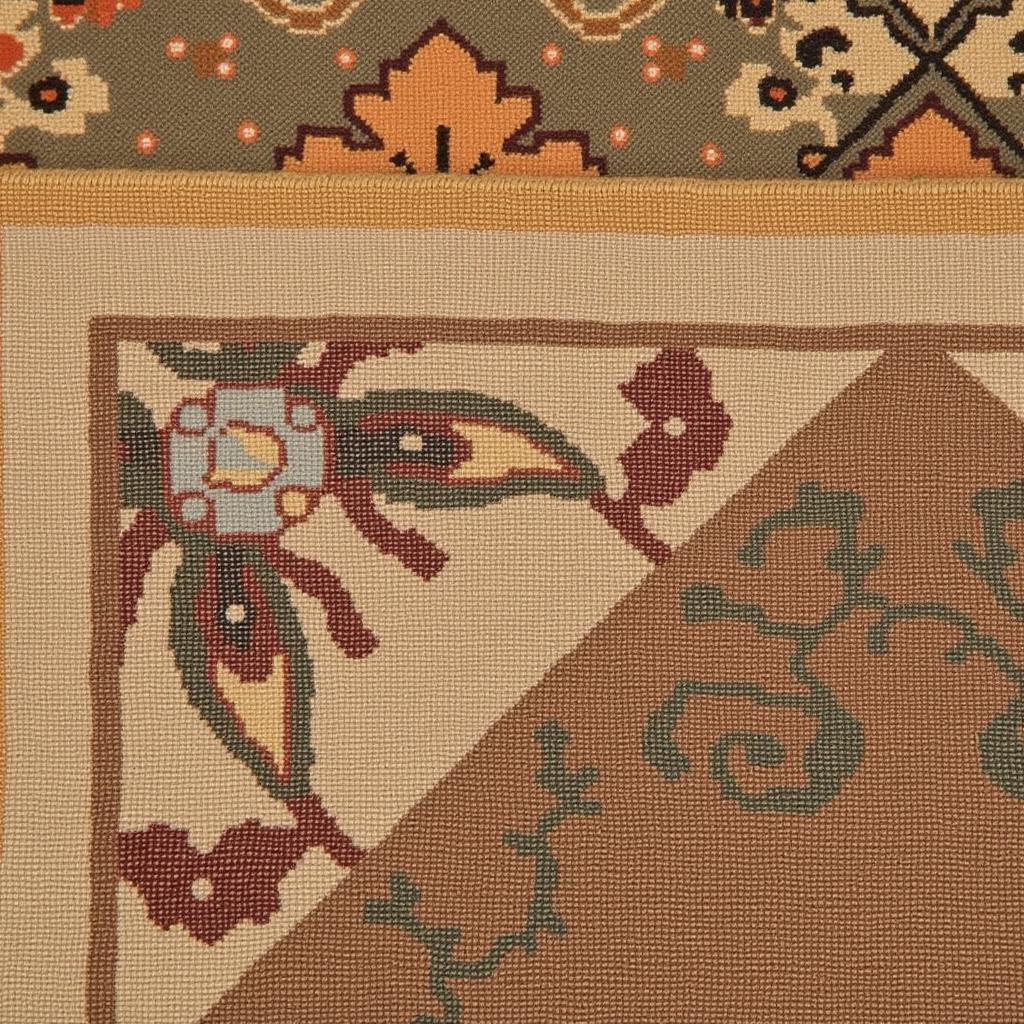 Detail of an Antique Chinese Art Deco Rug