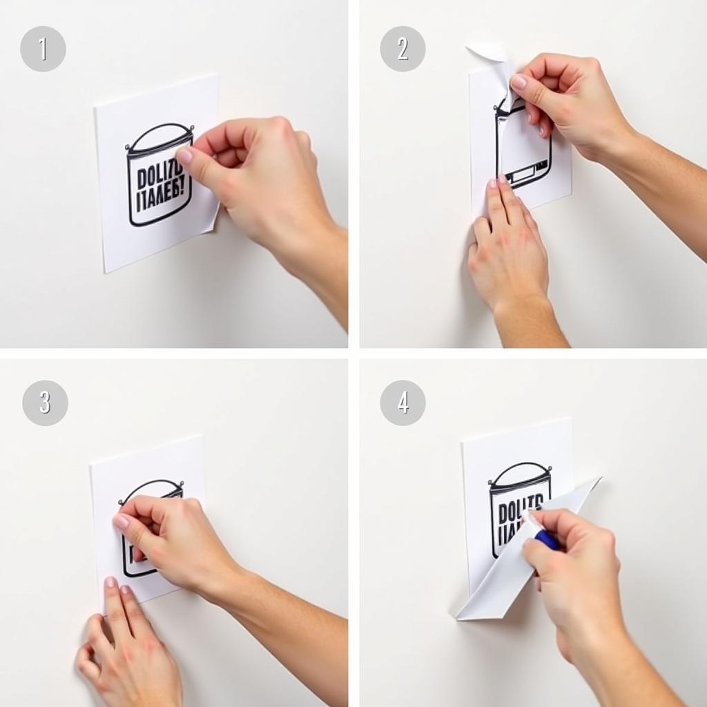 Step-by-step guide on how to flawlessly apply art wall stickers