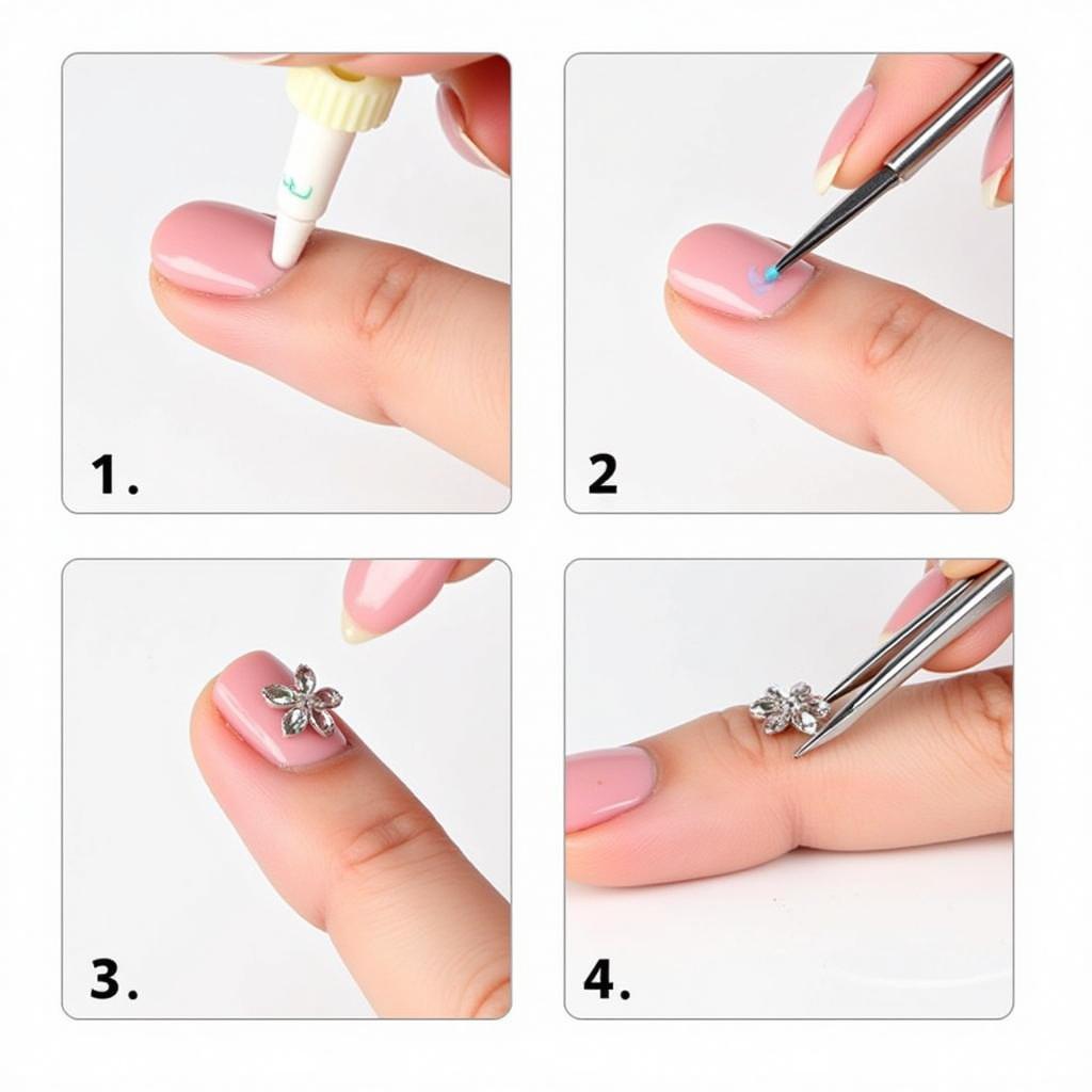 Step-by-Step Guide for Applying Nail Jewels