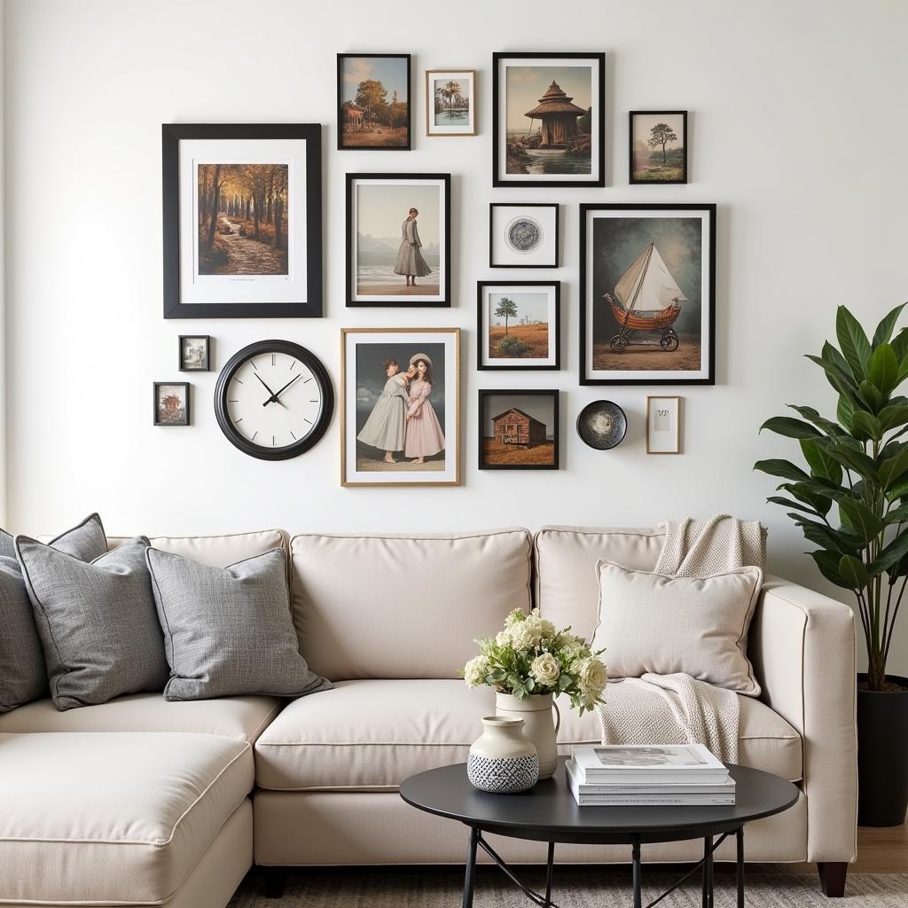 Arranging Multiple Metal Wall Art Pieces 