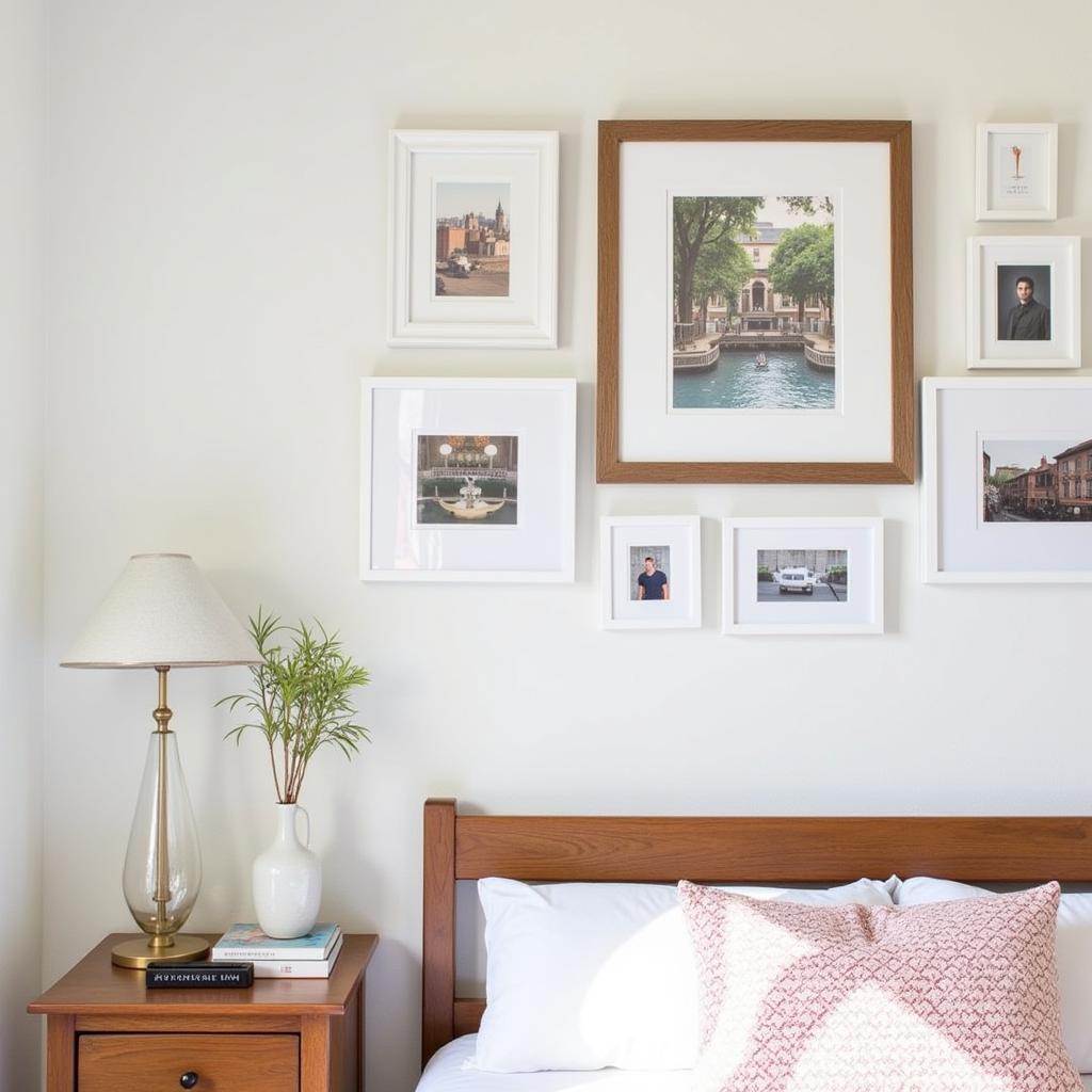 Gallery Wall Above Nightstand