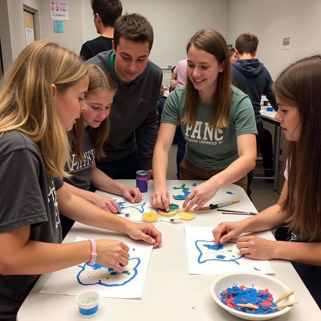 Students Collaborating at Art Camp Colorado Springs