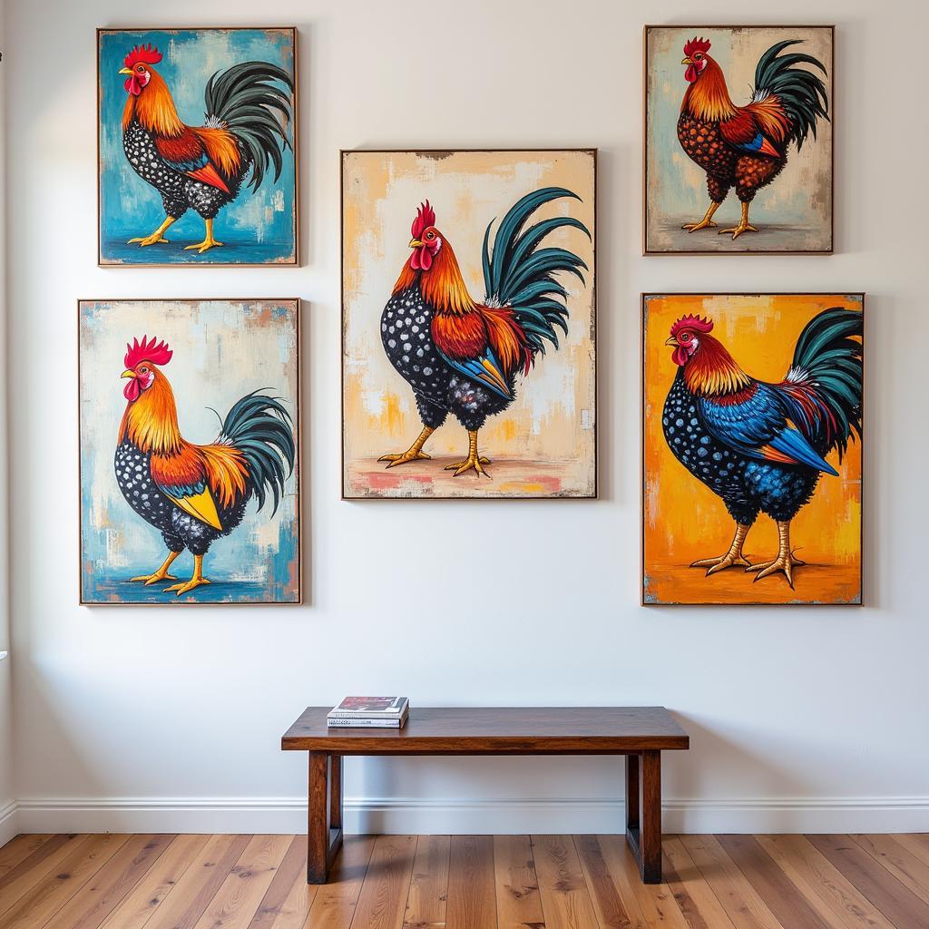 Stunning Art Chicken Paintings