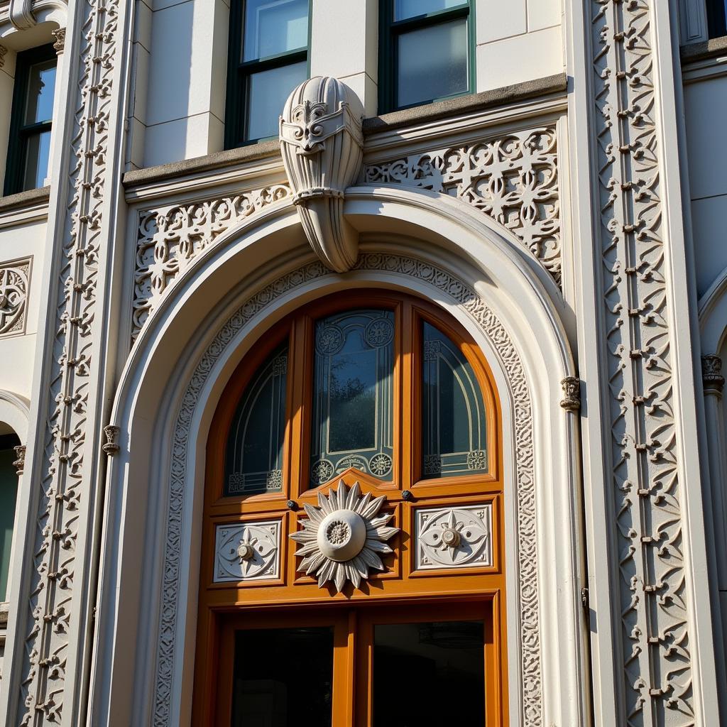 Art Deco Building Facade