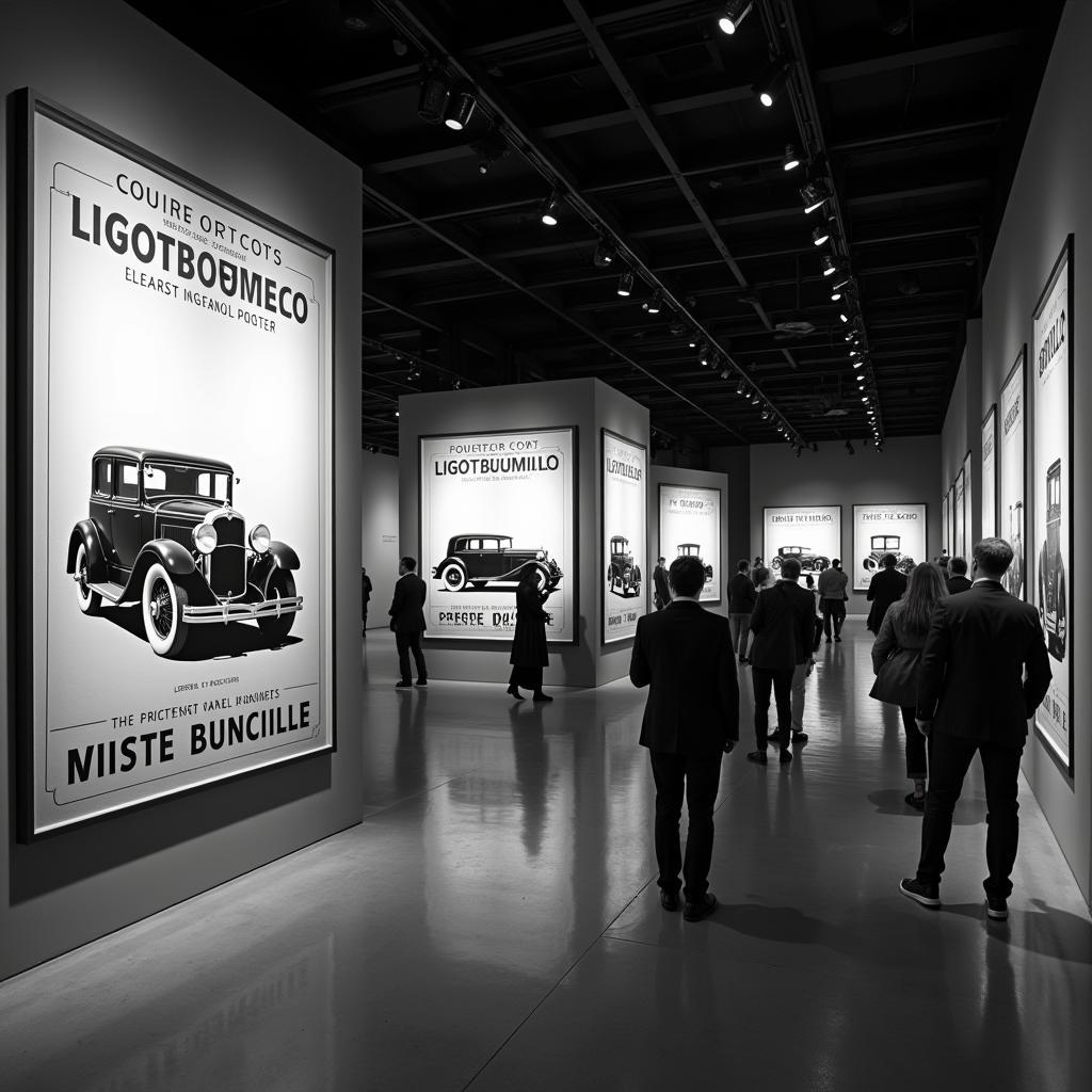 Art Deco Car Poster Exhibition