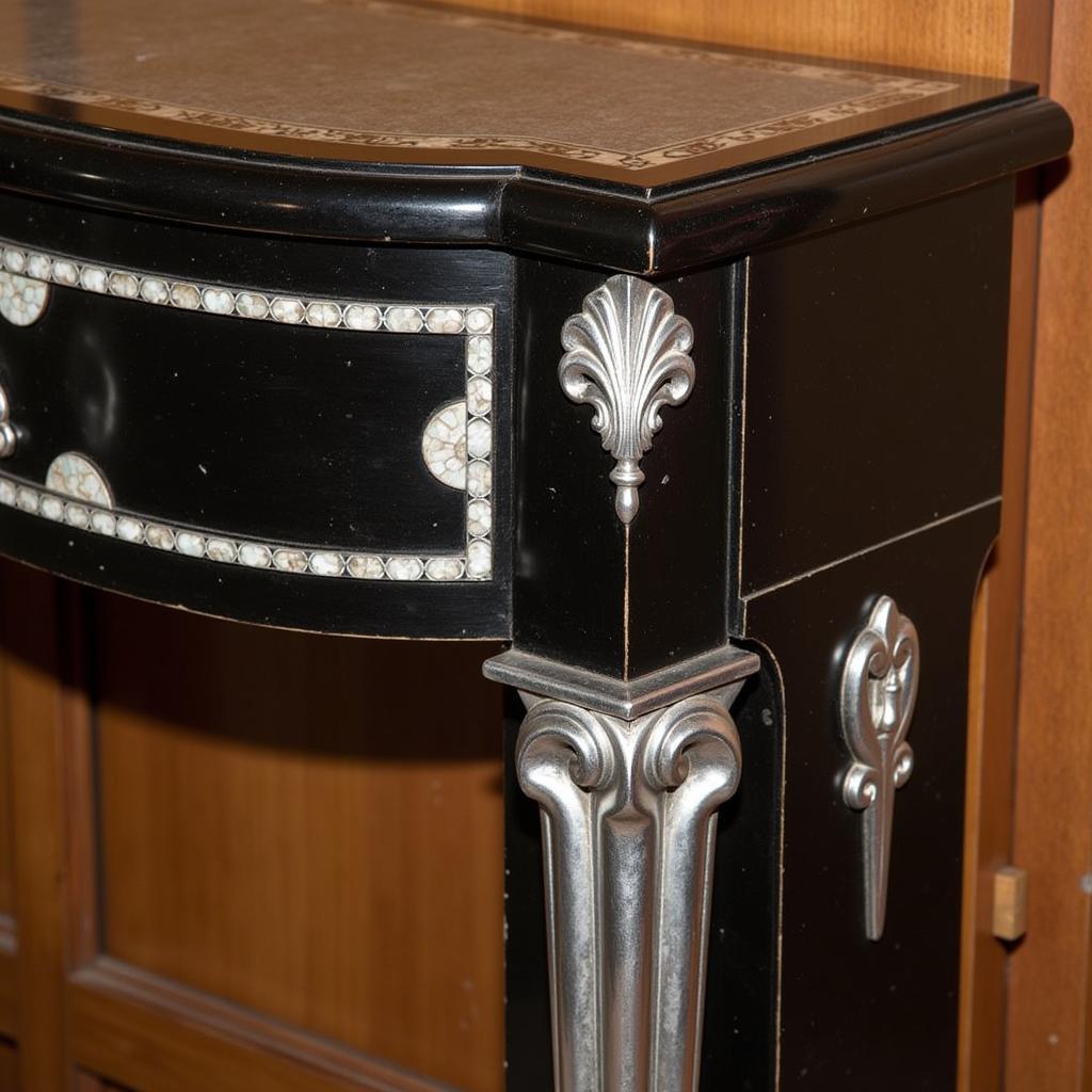 Exquisite Materials and Finishes of an Art Deco Console Table