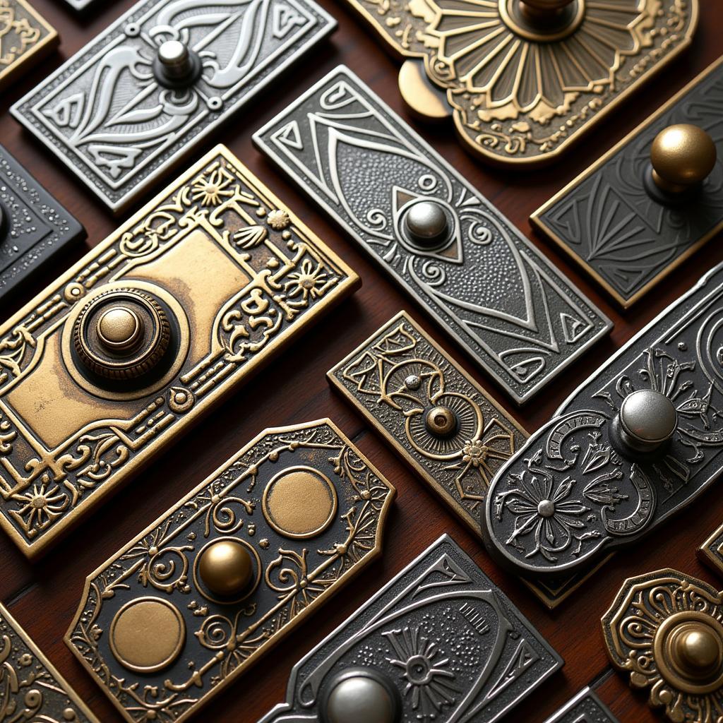 Elegant Art Deco Door Plate Designs