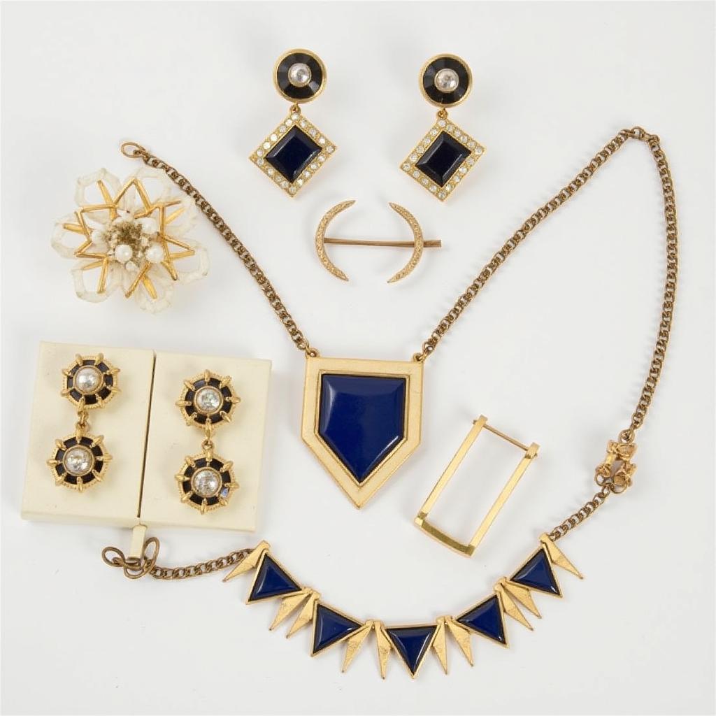 Art Deco Jewelry with Geometric Designs