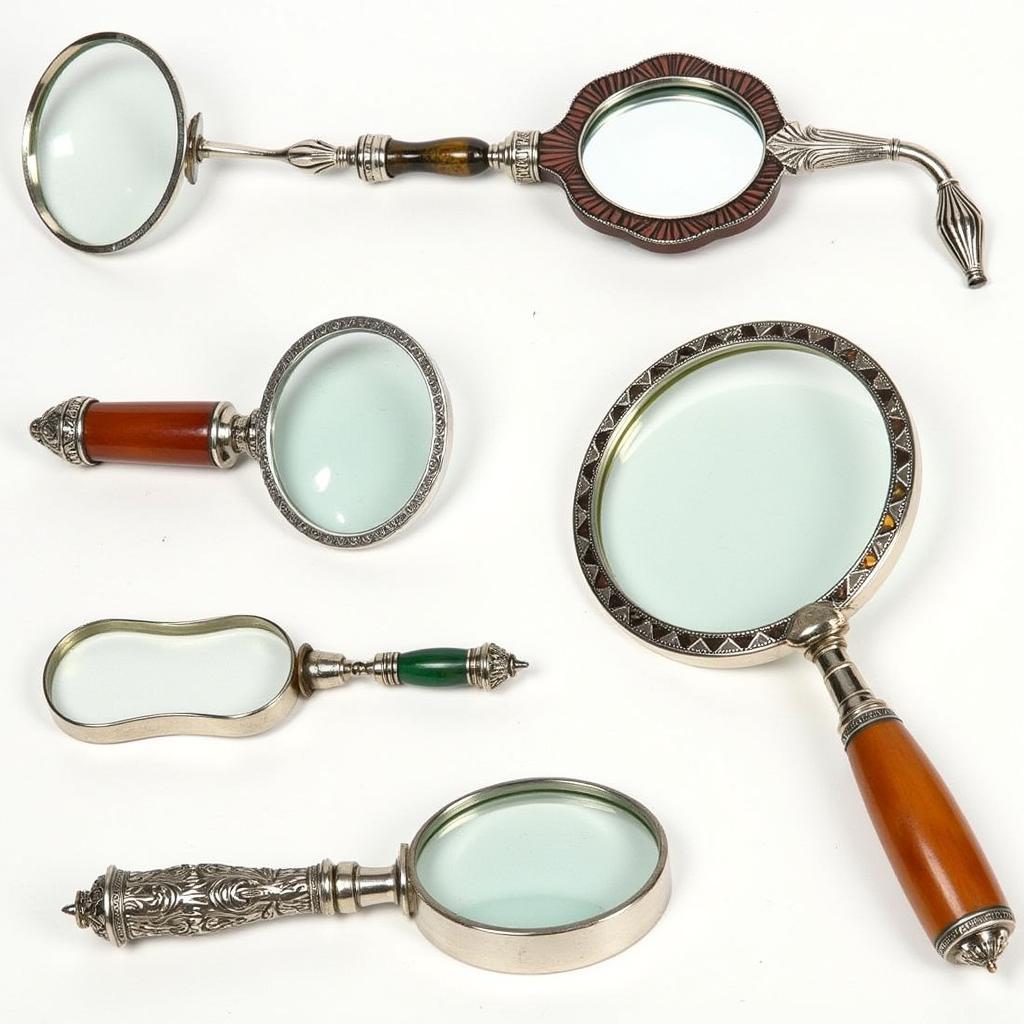 Art Deco Magnifying Glass Design Elements