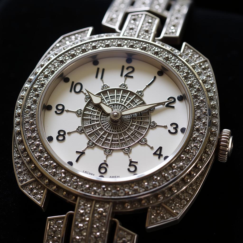 Vintage Art Deco Marcasite Watch Design