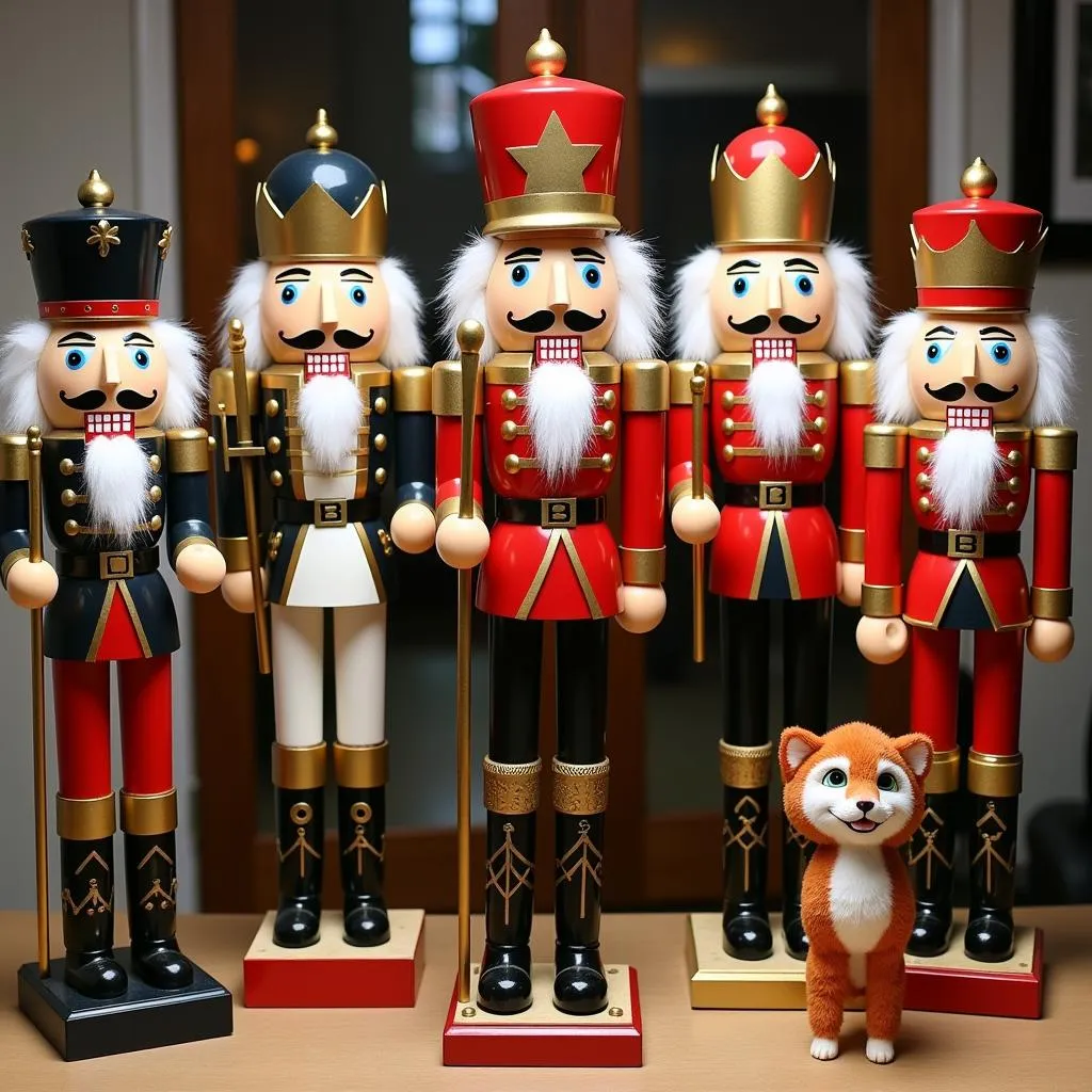 Collection of Art Deco Nutcrackers