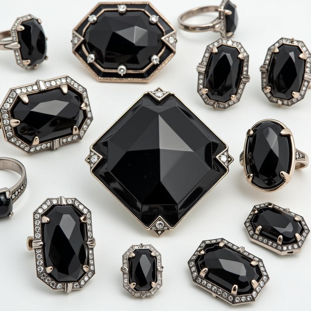 Art Deco Onyx Jewelry