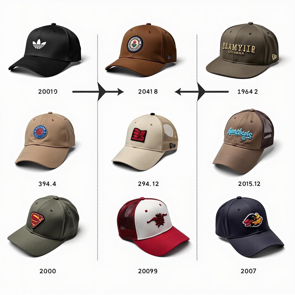 Evolution of Art Dept Hats