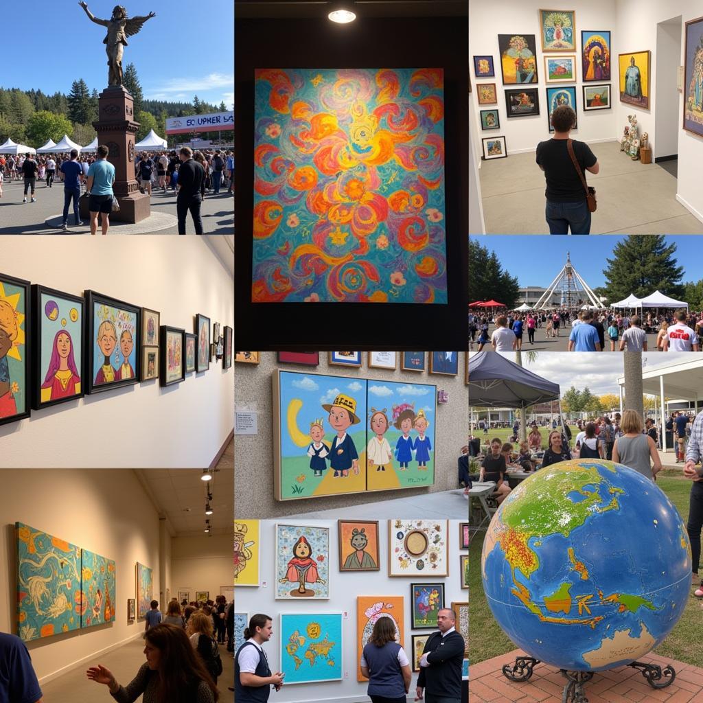 Vibrant Art Displays at Art Fest Spokane