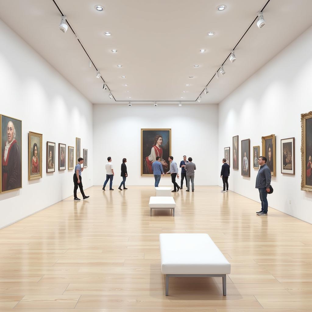 Art Gallery Layout and Space Flow