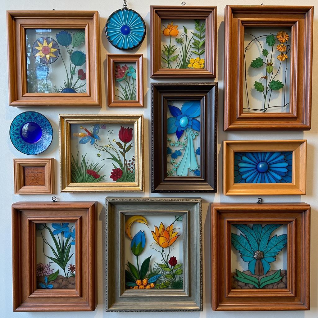 Art Glass Frames Variety