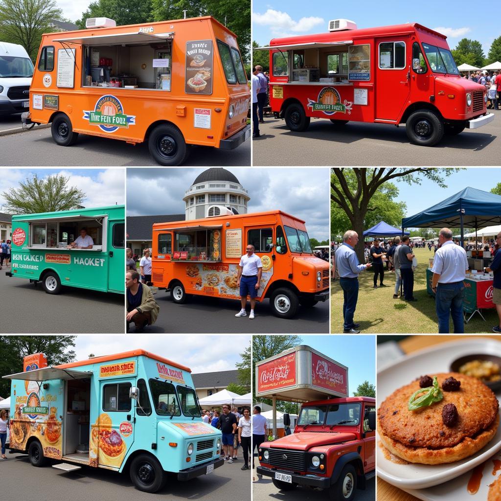 Food vendors at Art in the Park Anaconda