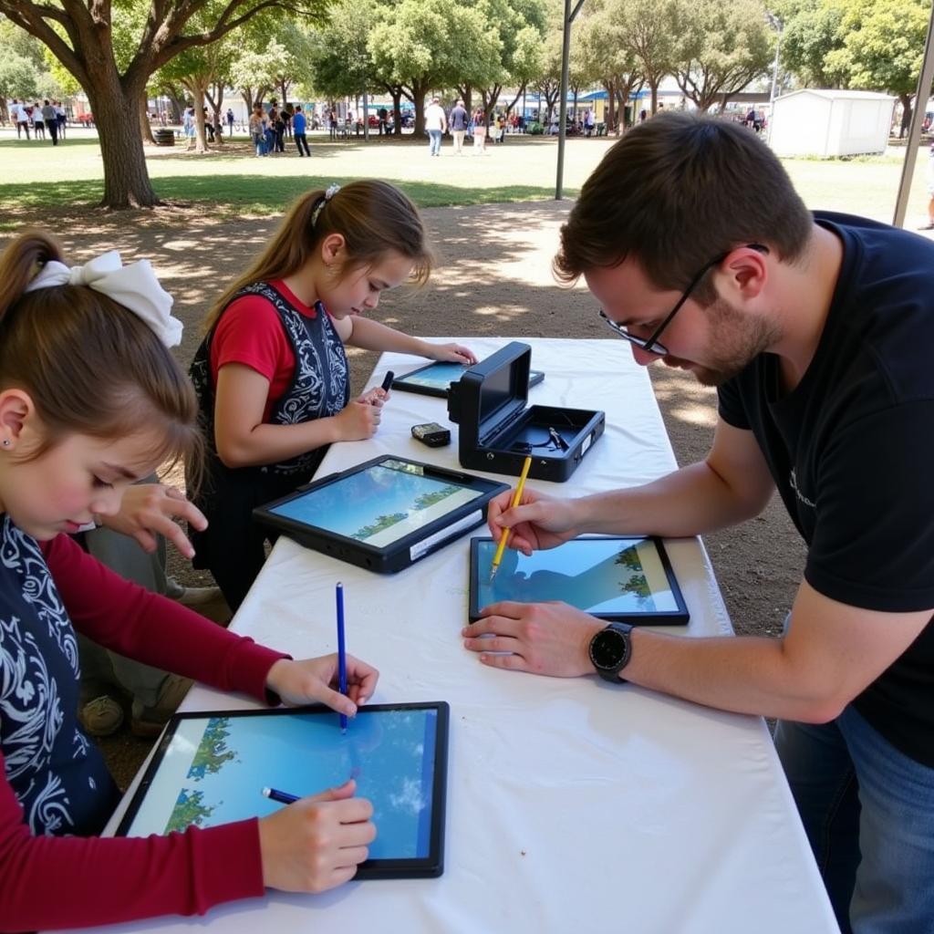 Interactive Art Workshop at Art in the Park