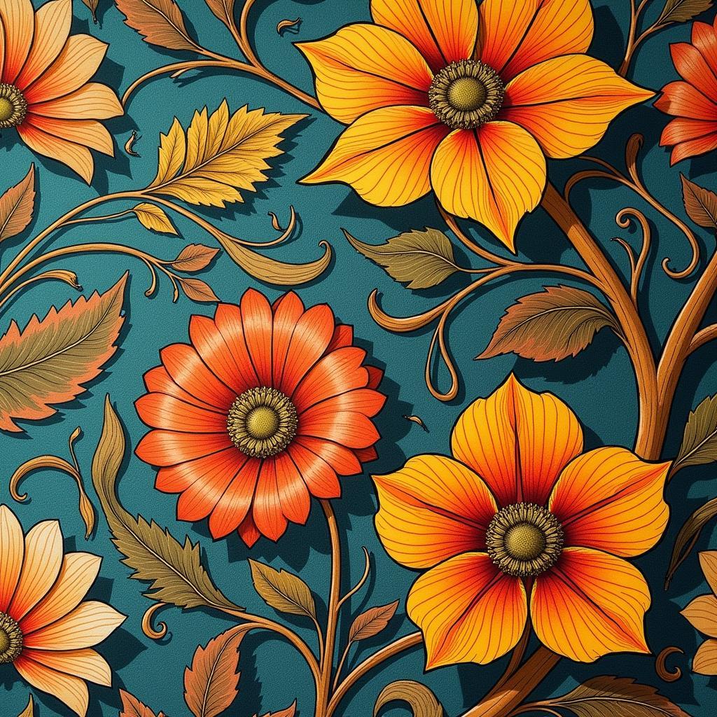 Art Nouveau Textile Design Inspiration