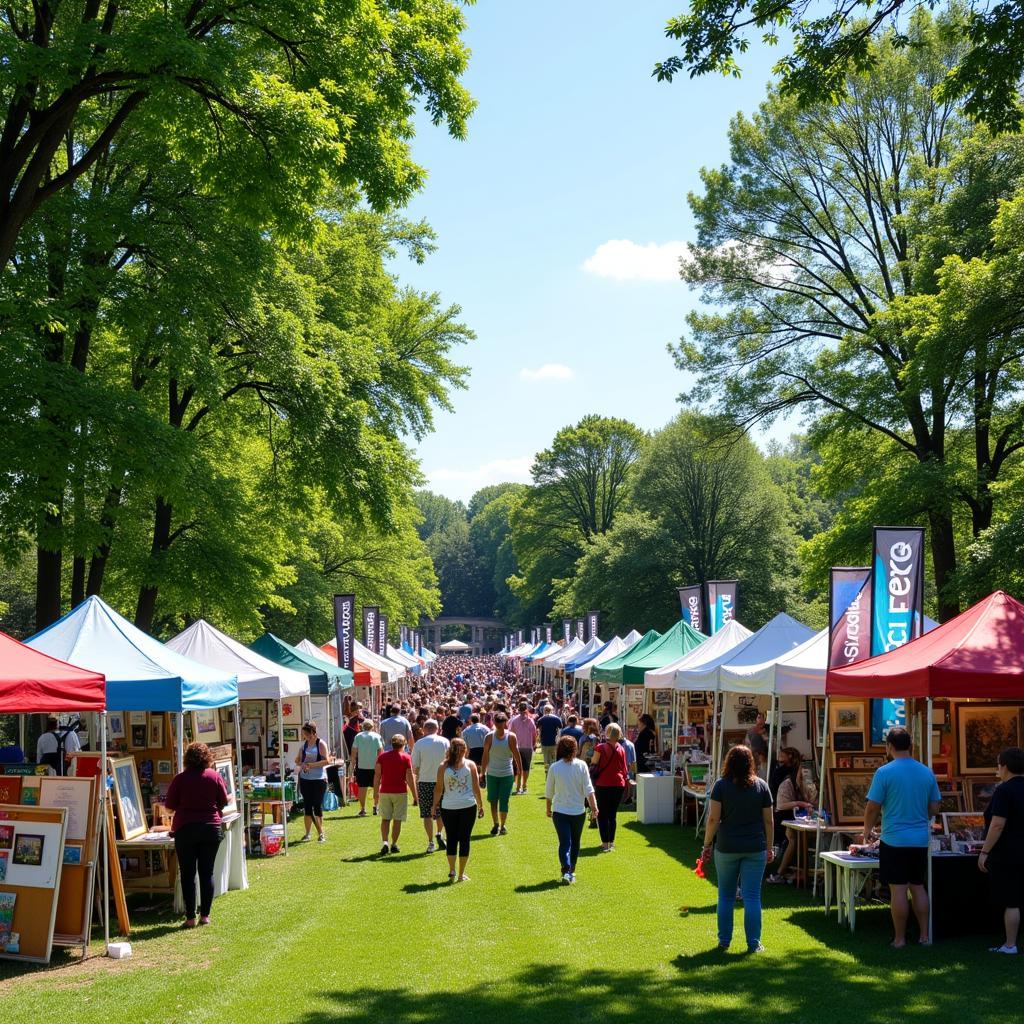 Art on the Lawn festival in Yellow Springs