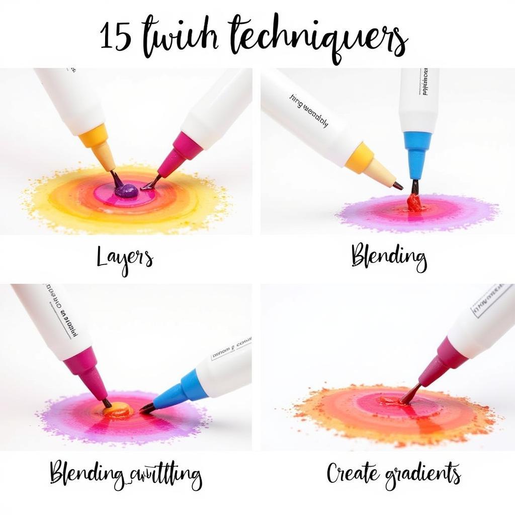 Techniques for using Art Paint Markers