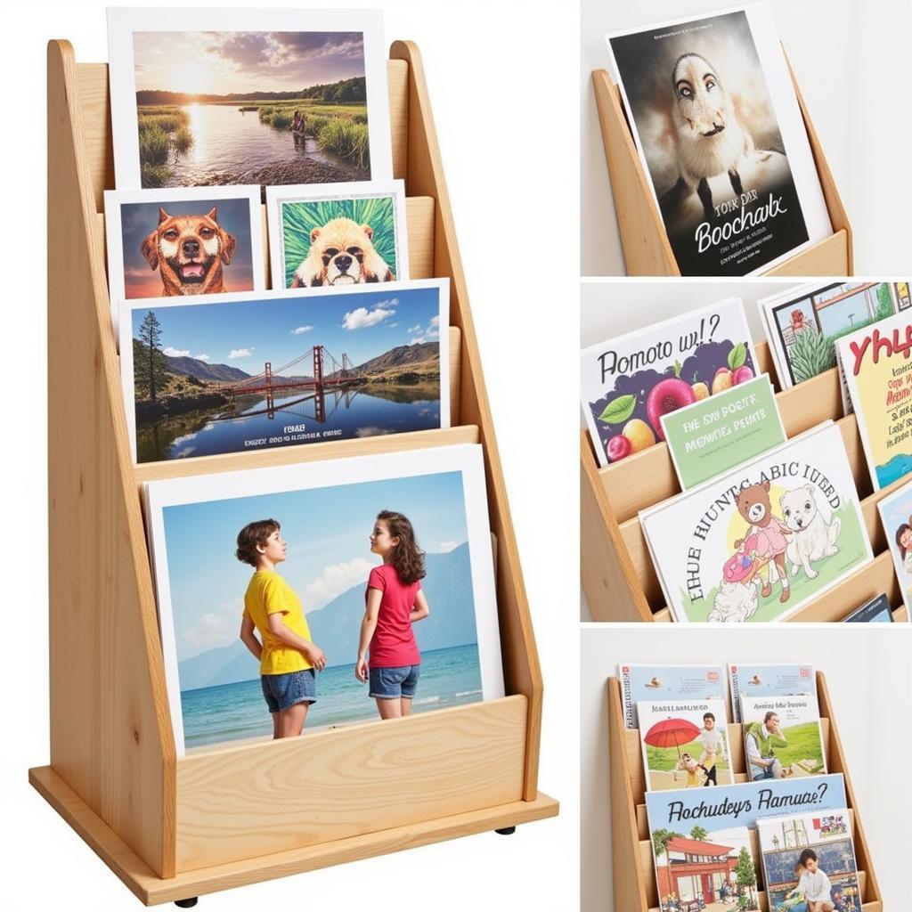 Art Print Rack with Different Sizes