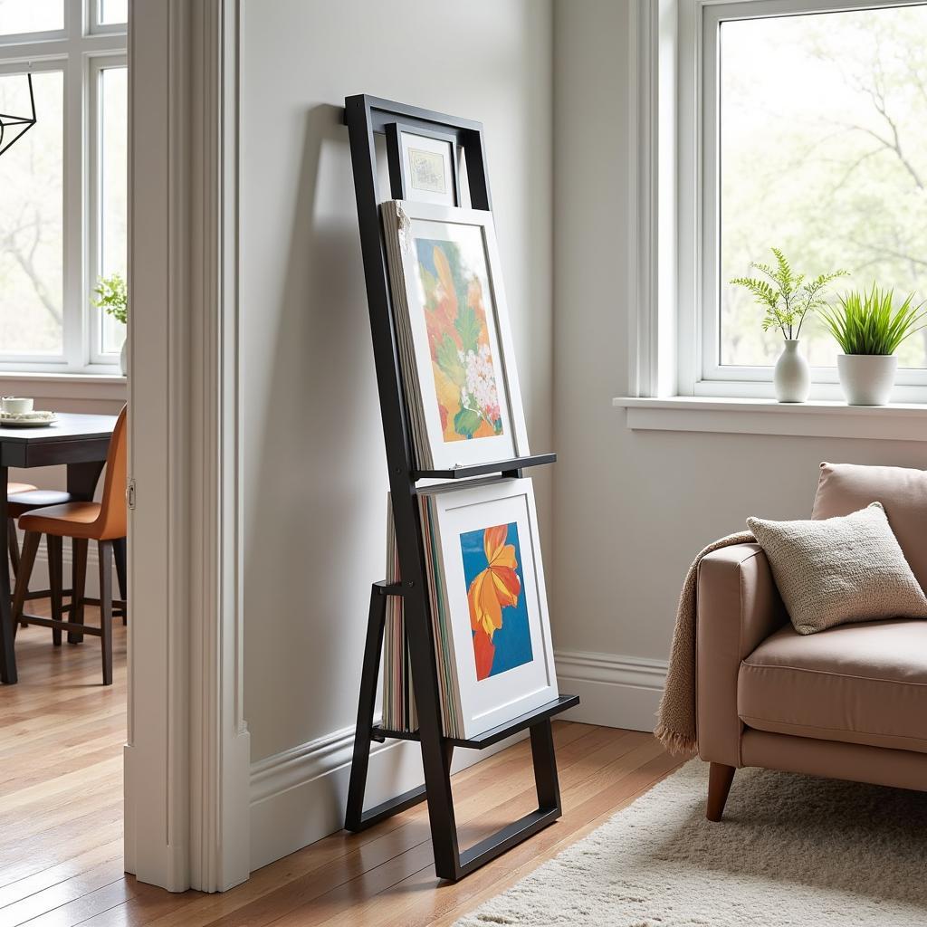 Art Print Rack Display