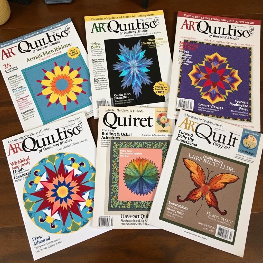 Variety of Art Quilting Magazines