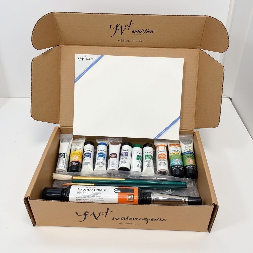 Art subscription boxes cater to a variety of art mediums, from watercolor to calligraphy.