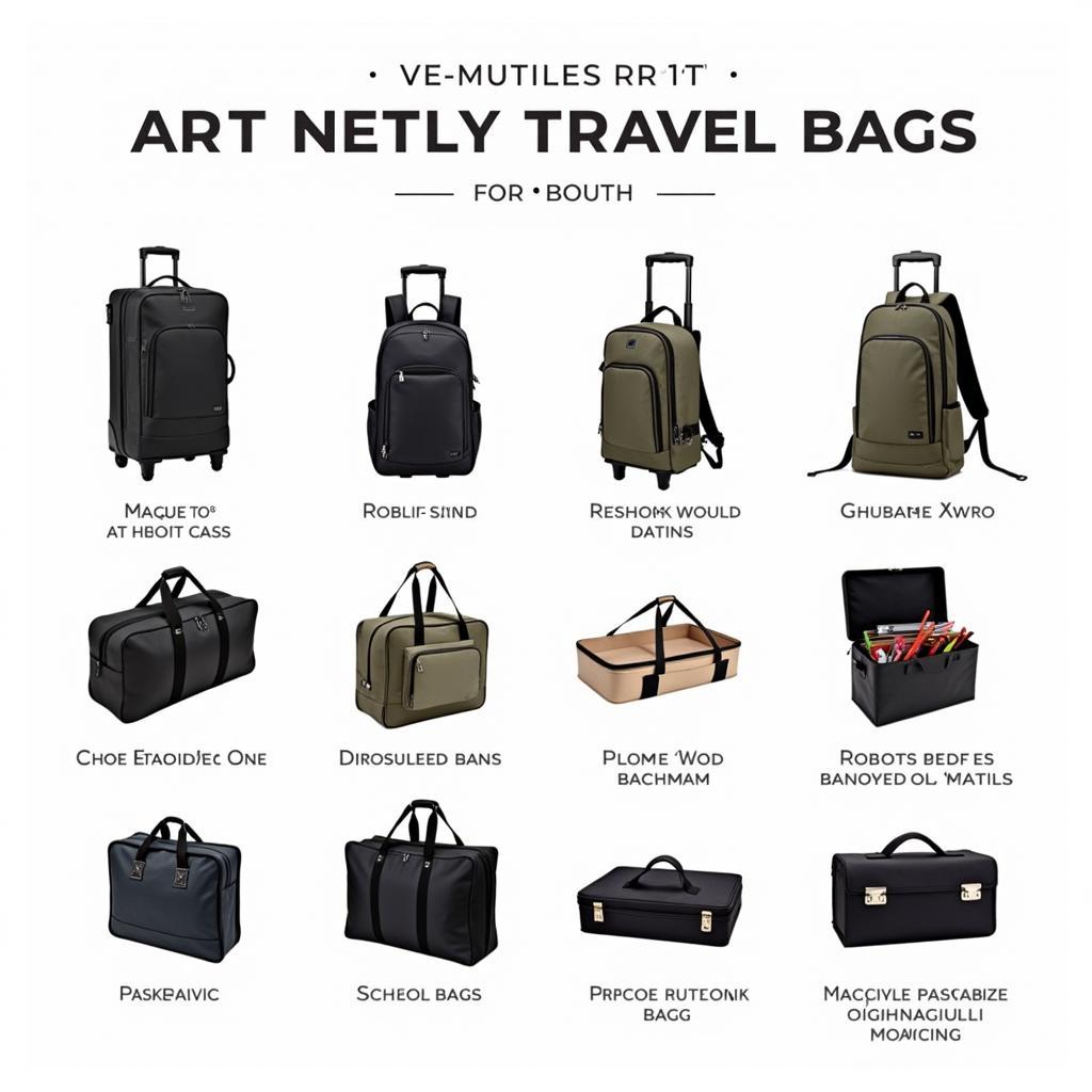 Different Types of Art Supply Travel Bags