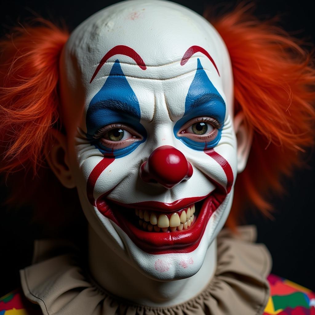 Art the Clown latex mask close-up